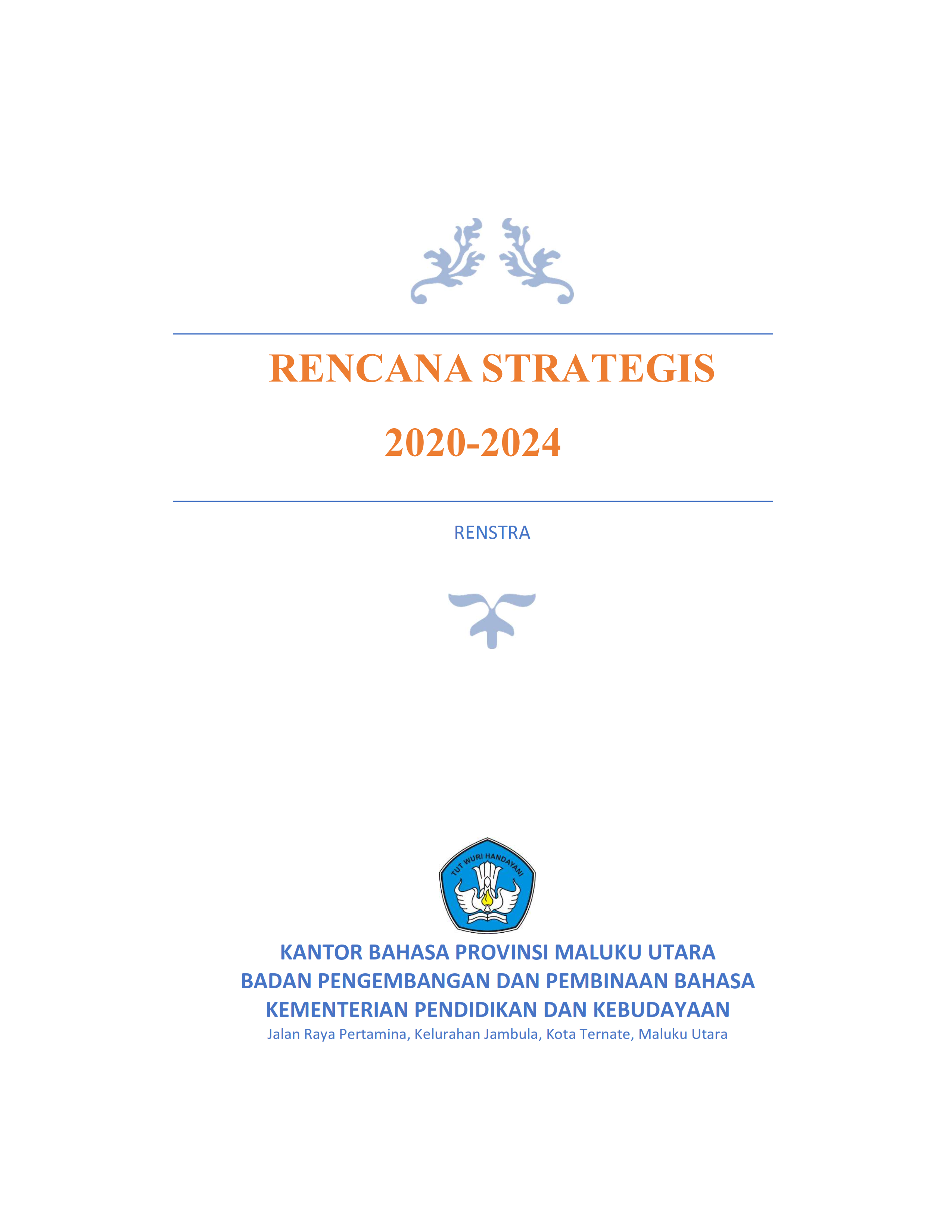 Rencana Strategis 2020—2024